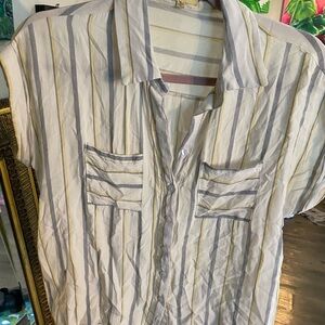 Love Notes Striped Blouse